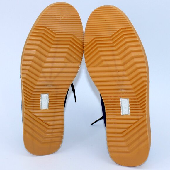 Fashion Sport Custom Pattern Blue Gray Canvas Shoes Lace Up NWOT - Picture 7 of 8